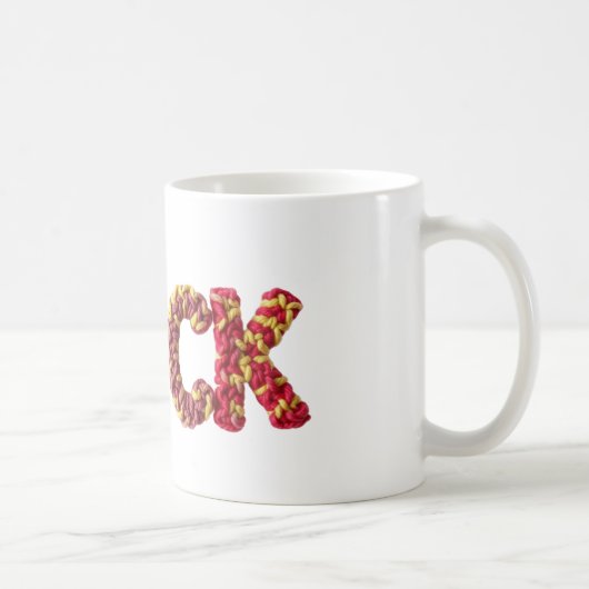 Name des Jacks im dynamischen Häkelmuster Kaffeetasse (Rechts)
