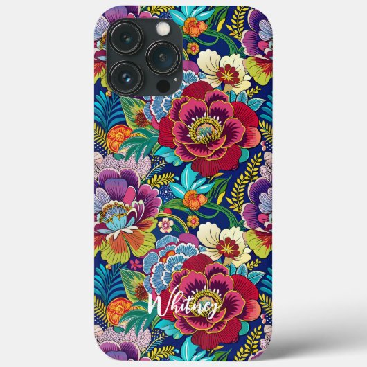 Name des japanischen Blumenmusters Kimono Case-Mate iPhone Hülle (Rückseite)