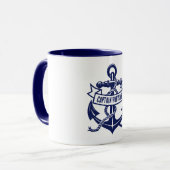 Name des Kapitäns Tasse (Vorderseite Links)