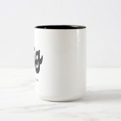 Name des Kapitels "BIG" und "KLEINE Studentinnenve Zweifarbige Tasse (Mittel)