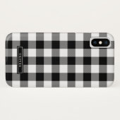 Name des Karierten Musters Black Buffalo Case-Mate iPhone Hülle (Rückseite (Horizontal))