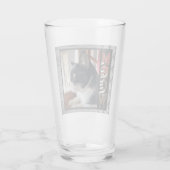 Name des Katzen Hauses bedeutet ein Foto Glas (Rückseite)