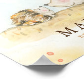 Name des Kinderzimmers für den Igel Herbst Poster (Ecke)