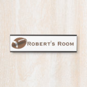 Name des Kinderzimmers Türschild (Vorderseite )