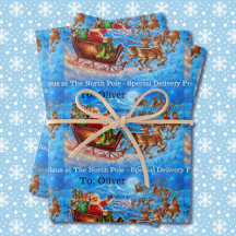 Name des Kindes Nordpol Weihnachtsmann hinzufügen