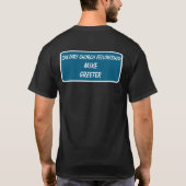Name des Kirchenbegrüßers T-Shirt (Rückseite)