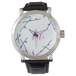 Name des Kirschbaums im Boho-Retro-Landhausstil in Armbanduhr