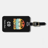 Name des Kreuzungskommandos Retrogramm Gepäckanhänger (Vorderseite horizontal)