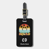 Name des Kreuzungskommandos Retrogramm Gepäckanhänger (Vorderseite vertikal)