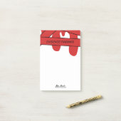 Name des kriminaltechnischen Labradors Post-it Klebezettel (Auf Schreibtisch)