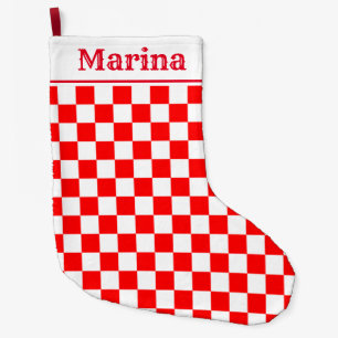 Name des kroatischen Schachbrettmusters Großer Weihnachtsstrumpf