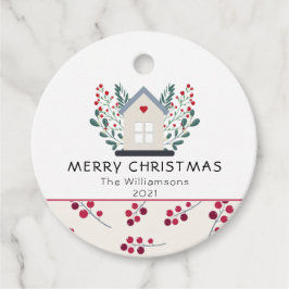 Name des Landhauses und der Berries Geschenkanhänger