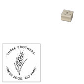 Name des landwirtschaftlichen Betriebes Produktinf Gummistempel (Stempel)