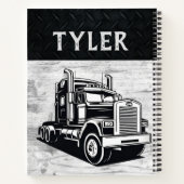 Name des Langstreckentransportwagens Notizblock (Rückseite)