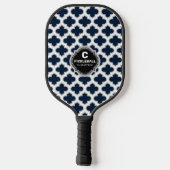Name des lateinischen Musters Pickleball Schläger (Rückseite)