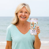 Name des Lavendels-Fotos Thermobecher