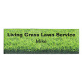 Name des Lawn Service-Personals Namenschild (Vorderseite)