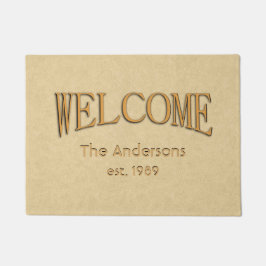 Name des Leather Look Fußmatte