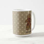 Name des Lebkuchens Kaffee Tasse (VorderseiteRechts)