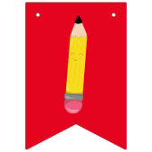 Name des Lehrers Custom Klassenzimmer Rainbow Wimpelkette (Erste Fahne)