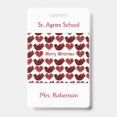 Name des Lehrers der skandinavischen Stilschule Ausweis (Back)