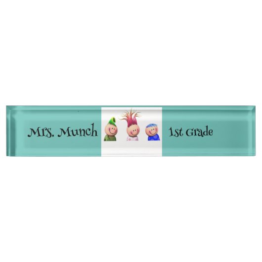 Name des Lehrers Namensplakette (Vorderseite)