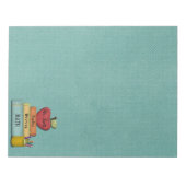 Name des Lehrers Notizblock (Vorderseite)