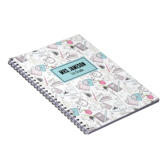 Name des Lehrers Notizblock (Rechte Seite)