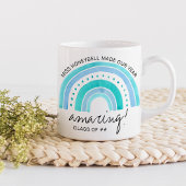 Name des Lehrers Phantastisch | Doodle Rainbow Kaffeetasse