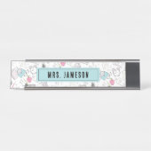 Name des Lehrers Schreibtischnamensplakette (Vorderseite )