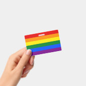 Name des LGBT-Rainbow-Gay Pride Ausweis (Handheld)