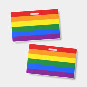 Name des LGBT-Rainbow-Gay Pride Ausweis (Vorder- & Rückseite)