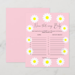 Name des Liedes \ Wildblumen Babydusche