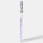 Name des lila gebürsteten Metalls Silber Glitzer M Case-Mate iPhone Hülle (Rückseite / Rechts)