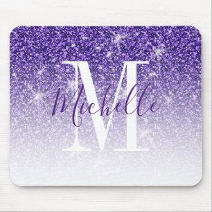 Name des Lila Glitzer Mousepad