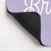 Name des Lila Monogramms für den personalisierten  Mousepad (Ecke)