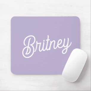 Name des Lila Monogramms für den personalisierten Mousepad