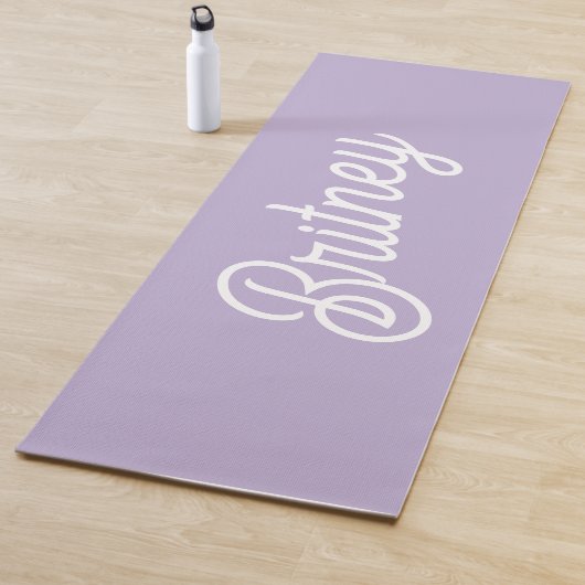 Name des Lila Monogramms für den personalisierten Yogamatte (Beispiel)