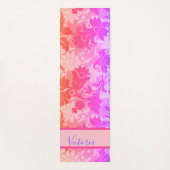 Name des Lila Regenbogenschwarms, auf Pink zugesch Yogamatte (Vorderseite)