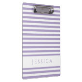 Name des lila und weißen Streifens Klemmbrett (Rechts)