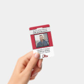 Name des Logos Bar für das Foto der benutzerdefini Ausweis (Handheld)