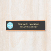 Name des Logos des Beruflichen Geschäftsbüros Türschild (Vorderseite )