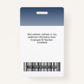 Name des Logos für Bar-Foto des Mitarbeiters Gradi Ausweis (Rückseite)