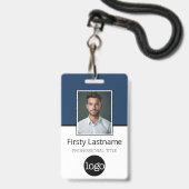 Name des Logos für benutzerdefinierte Mitarbeiter  Ausweis (Rückseite mit Lanyard)