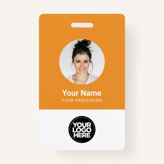 Name des Logos für das benutzerdefinierte Round-Fo Ausweis (Vorderseite)