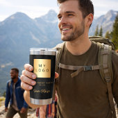 Name des Logos für das Schwarze Gold Thermobecher