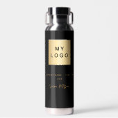 Name des Logos für das Schwarze Gold Trinkflasche (Vorne)