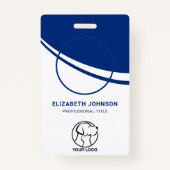 Name des Logos für den Bar des personalisierten Fo Ausweis (Vorderseite)