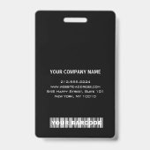 Name des Logos für den Mitarbeiterbarcode - Prüfun Ausweis (Rückseite)