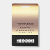 Name des Logos für den Mitarbeiterbarcode - Prüfun Ausweis (Rückseite)
